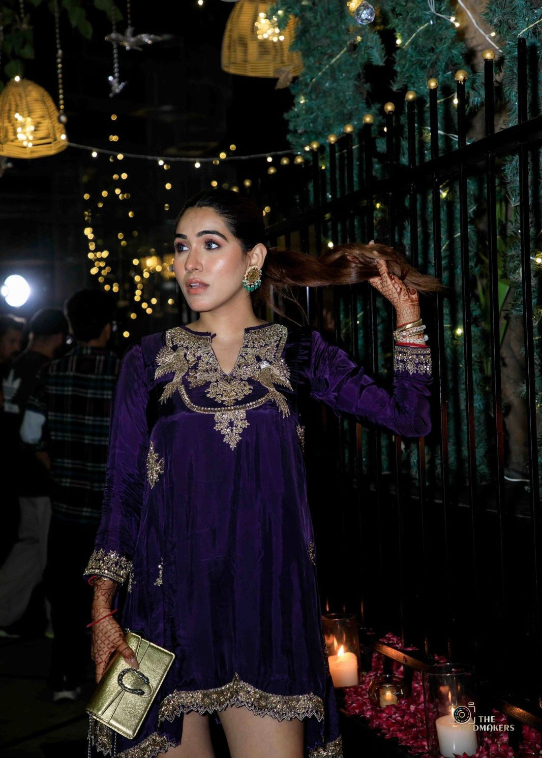 NEETI WADHWA IN MATHURA HB KURTA SET