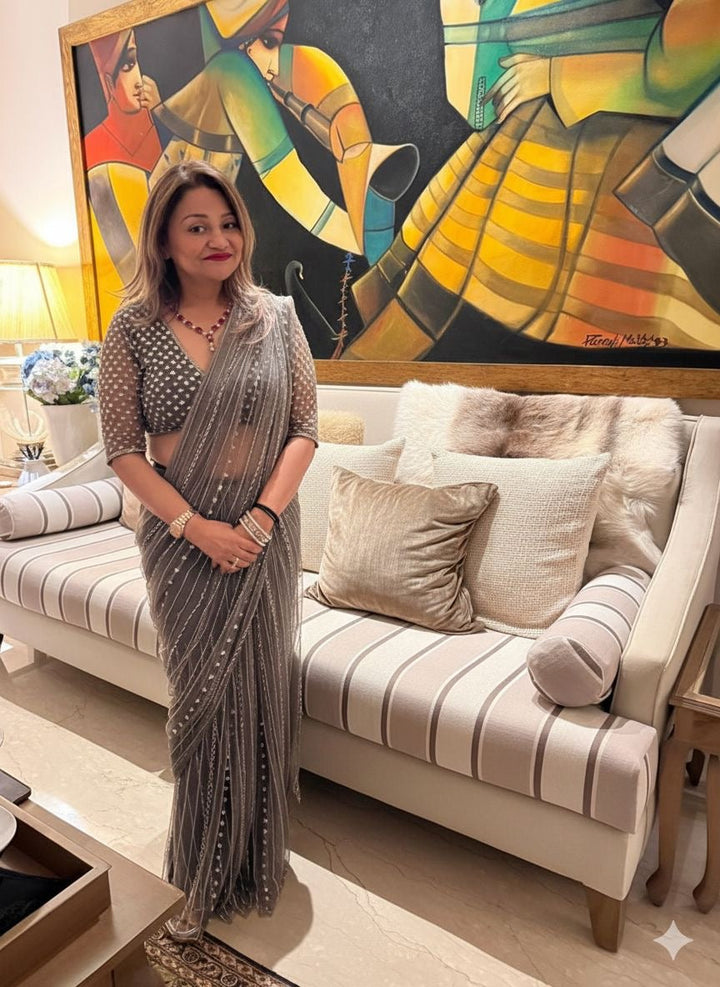 NEETI WADHWA IN JODHPUR MS SAREE SET