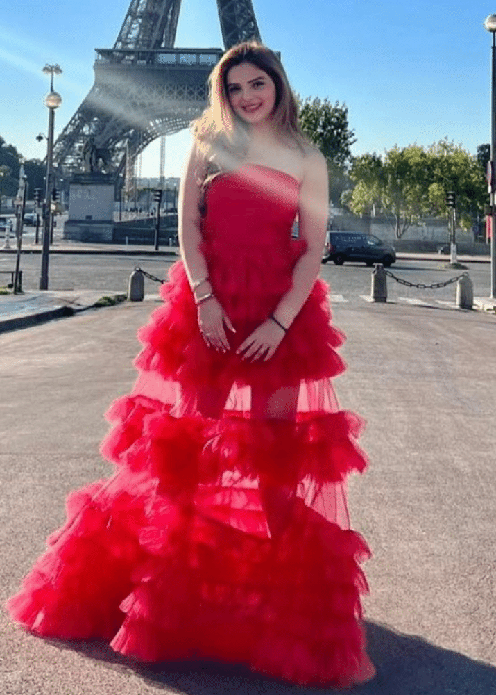 KOMPAL MATTA KAPOOR in PARIS GOWN