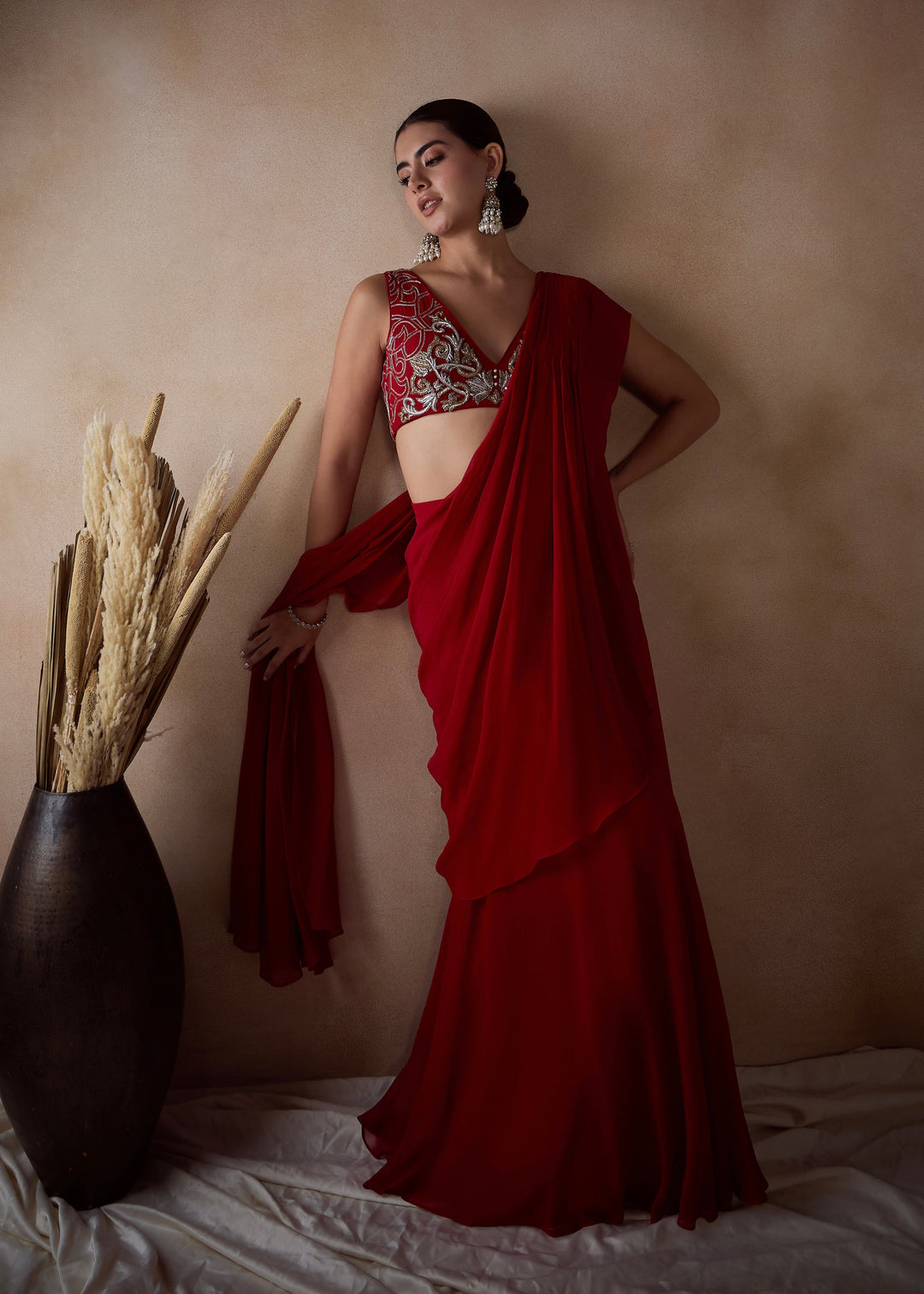 VRINDAVAN L SAREE SET