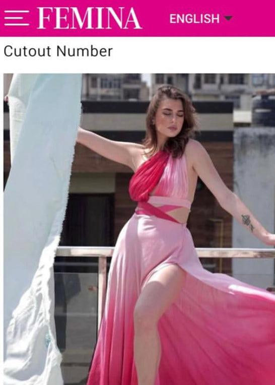 AAKRITI RANA IN ROME GOWN