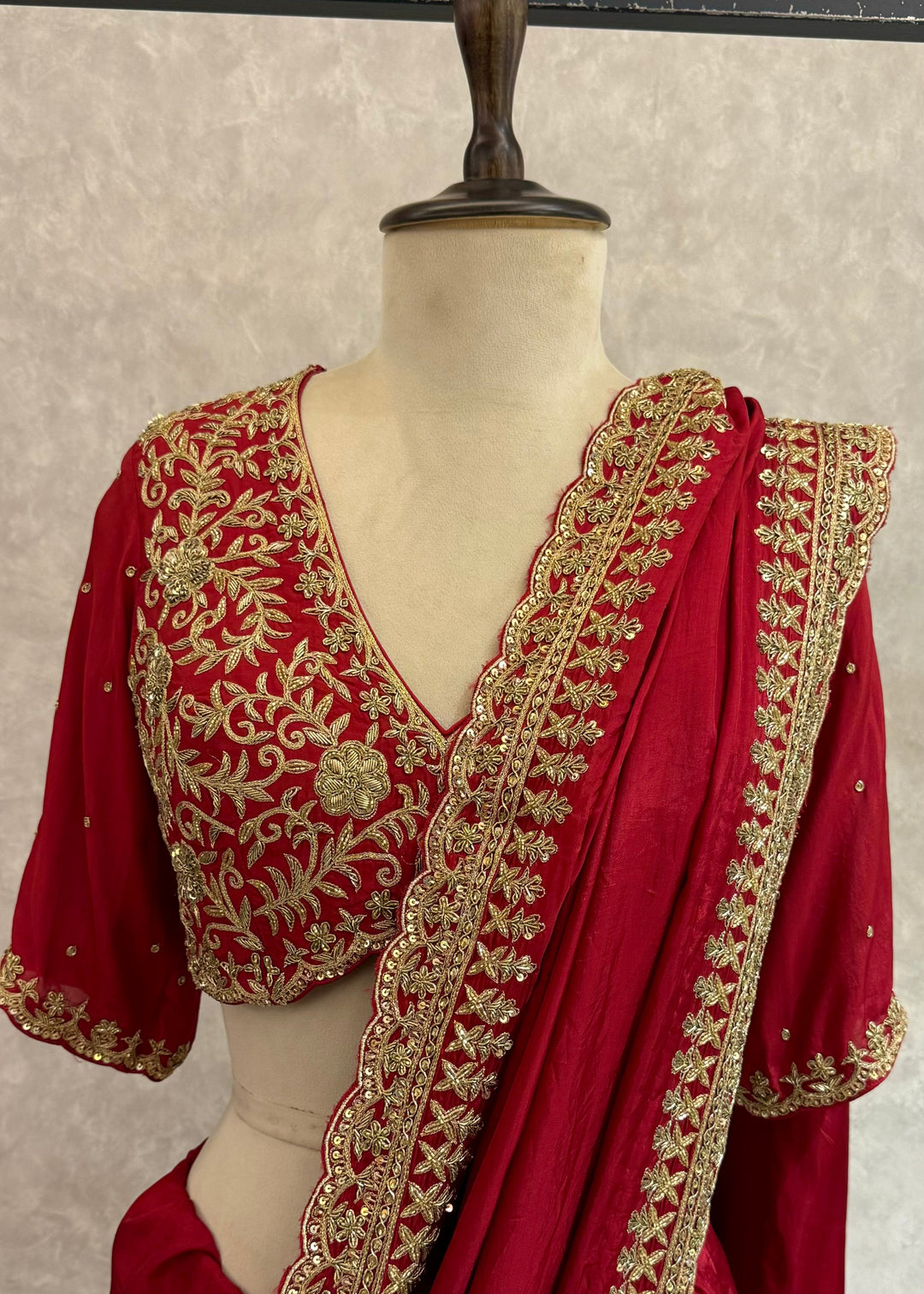 VRINDAVAN HF SAREE SET