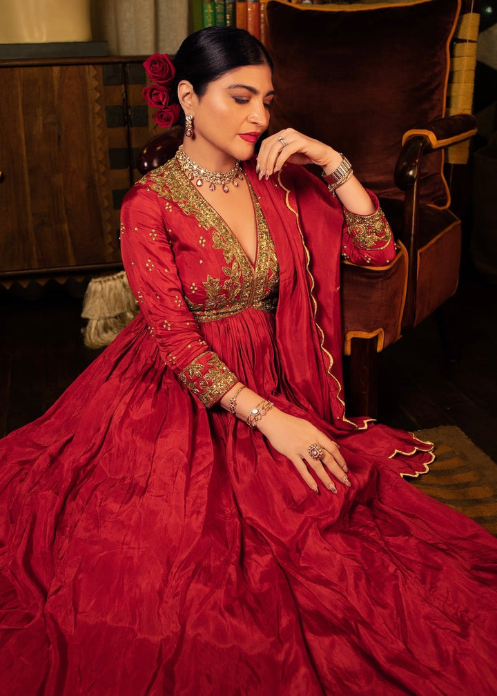 KHUSHNAZ ASHDIN TURNER IN VRINDAVAN F ANARKALI SET
