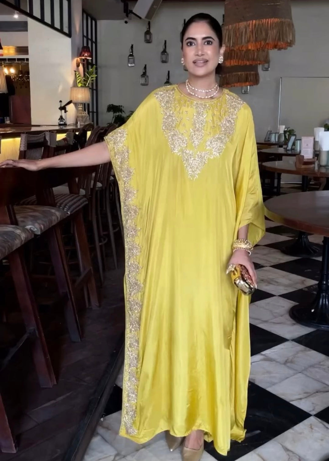 MATHURA HF KAFTAN SET