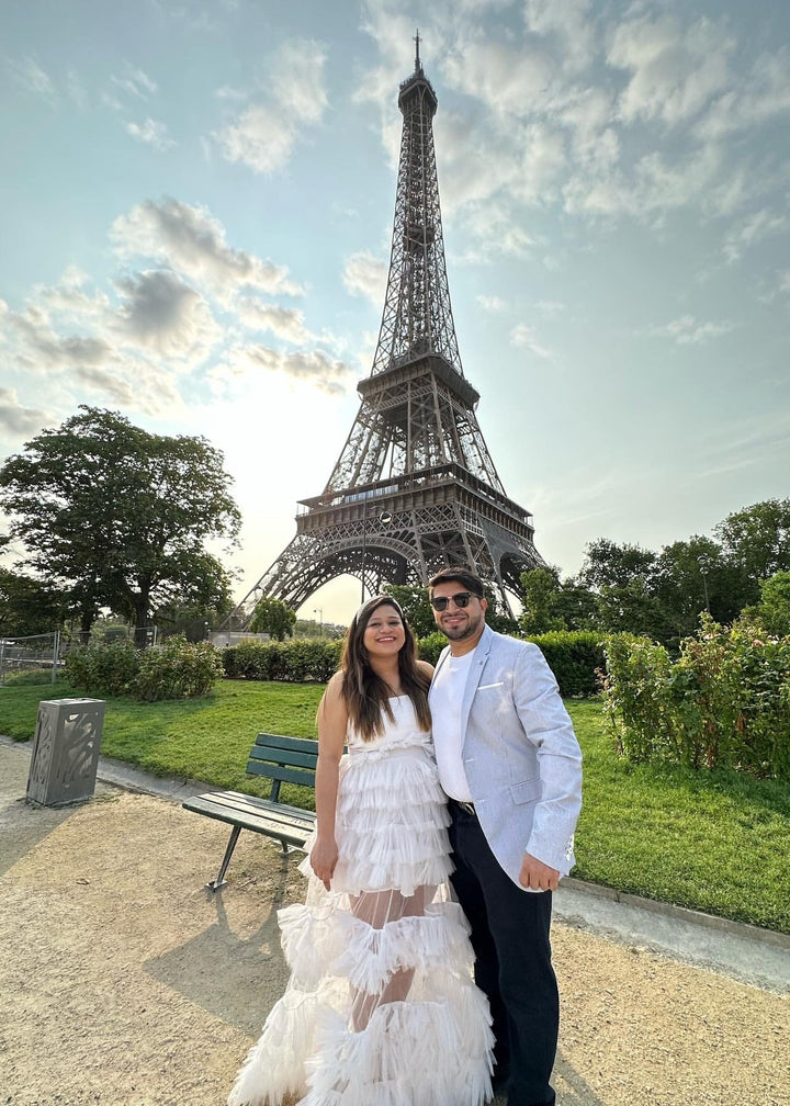 KOMPAL MATTA KAPOOR in PARIS GOWN