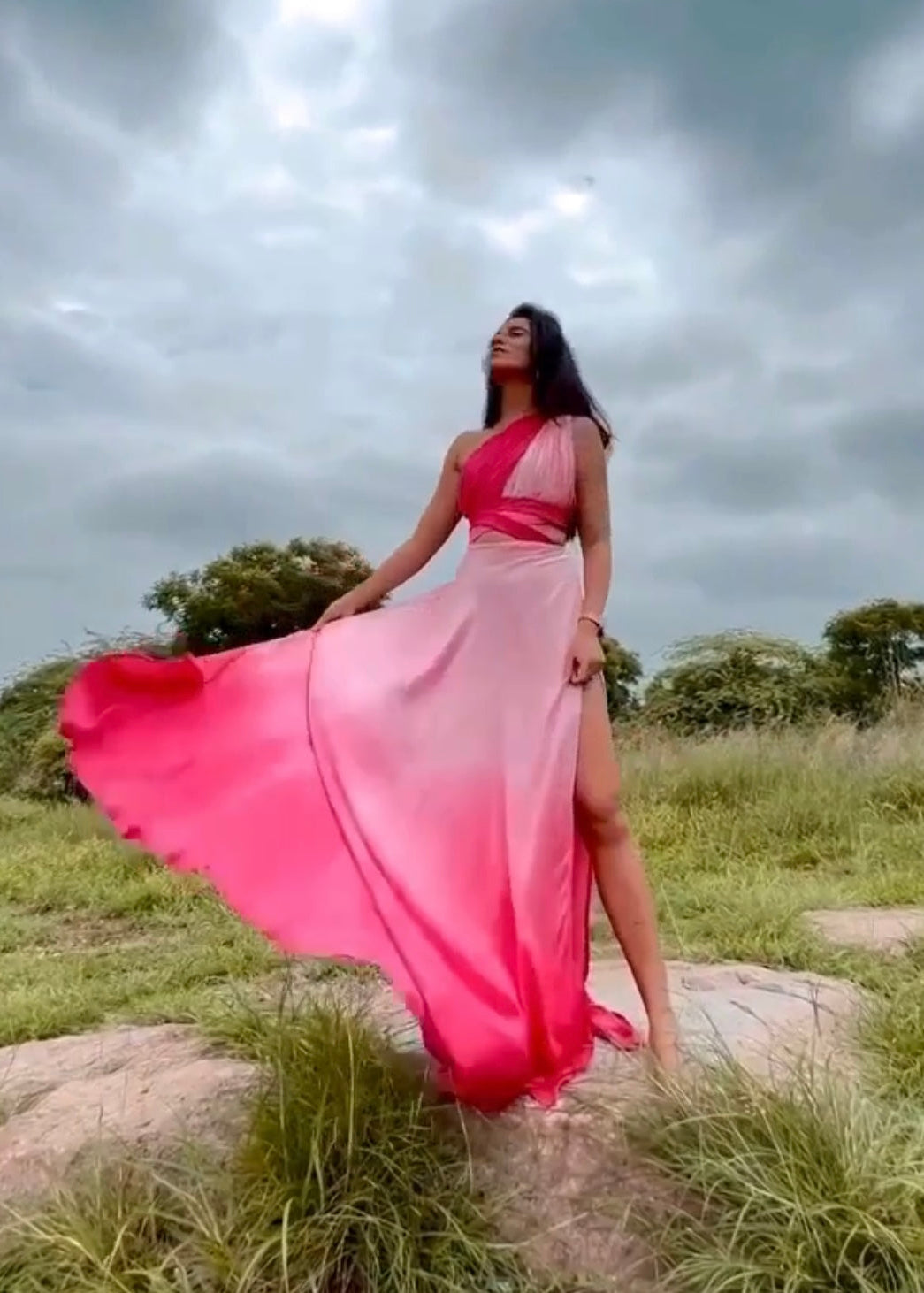 AAKRITI RANA IN ROME GOWN