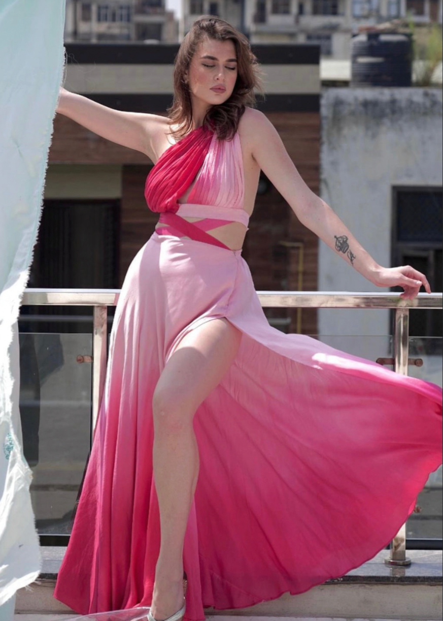 AAKRITI RANA IN ROME GOWN